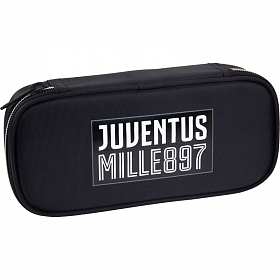 Пенал шкільний для хлопчика чорний Kite FC Juventus JV21-662 Пенал шкільний для хлопчика чорний Kite FC Juventus JV21-662