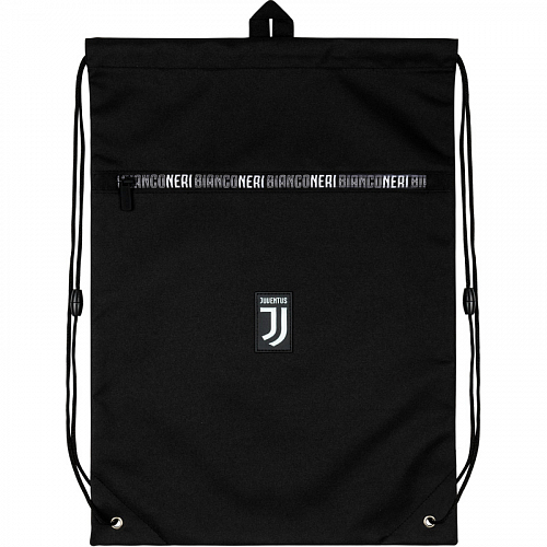 Мішок для змінного взуття для хлопчика з кишенею FC Juventus чорний Kite Education JV20-601L
