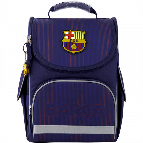 Рюкзак (ранець) шкільний ортопедичний синій для хлопчиків Kite Education FC Barcelona для початкової школи (BC20-501S)