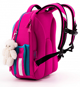 Шкільний рюкзак (ранець) з ортопедичною спинкою рожевий для дівчинки Winner з Мишкою 36х29х17 см в 1 клас (6010) Шкільний рюкзак (ранець) з ортопедичною спинкою рожевий для дівчинки Winner з Мишкою 36х29х17 см в 1 клас (6010)