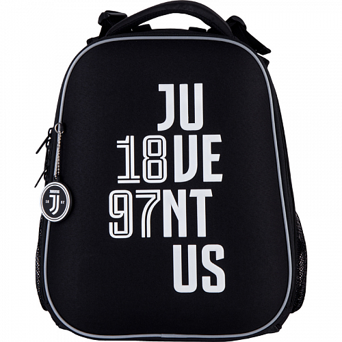 Рюкзак (ранець) шкільний ортопедичний чорний для хлопчиків Kite EducationFC Juventus JV21-531M