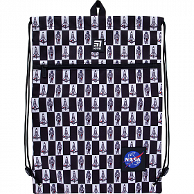 Сумка для взуття з кишенею Kite Education NASA NS21-601L-1 Сумка для взуття з кишенею Kite Education NASA NS21-601L-1