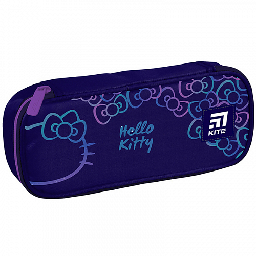 Пенал шкільний для дівчинки фіолетовий Kite Education Hello Kitty HK21-66