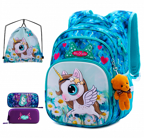 Шкільний рюкзак з пеналом та мішком Winner  Full R3-228-2 Шкільний рюкзак з пеналом та мішком Winner  Full R3-228-2