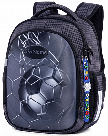 Шкільний рюкзак (ранець) з ортопедичною спинкою для хлопчика Футбол 35х27х15 см сірий для першого класу Winner / SkyName R4-406 Шкільний рюкзак (ранець) з ортопедичною спинкою для хлопчика Футбол 35х27х15 см сірий для першого класу Winner / SkyName R4-406