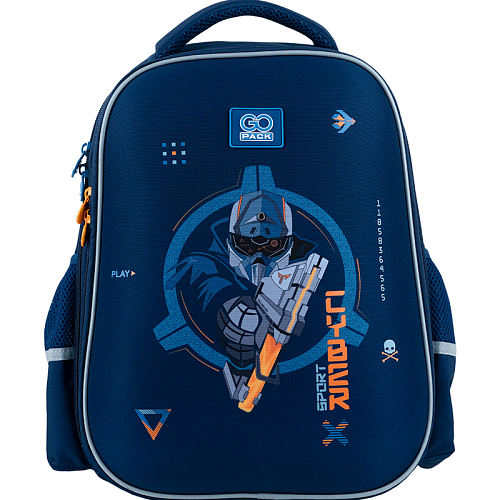 Шкільний рюкзак GoPack Education напівкаркасний GO24-165M-8 Cyber ​​Game