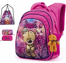 Шкільний рюкзак з пеналом та мішком Winner  R2-166 Шкільний рюкзак з пеналом та мішком Winner  R2-166