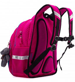 Ортопедичний рюкзак до школи Winner  для дівчинки Кот 38х29х16 см Рожевий для 1 класу (R2-164) Ортопедичний рюкзак до школи Winner  для дівчинки Кот 38х29х16 см Рожевий для 1 класу (R2-164)