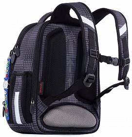 Шкільний рюкзак (ранець) з ортопедичною спинкою для хлопчика Футбол 35х27х15 см сірий для першого класу Winner / SkyName R4-406 Шкільний рюкзак (ранець) з ортопедичною спинкою для хлопчика Футбол 35х27х15 см сірий для першого класу Winner / SkyName R4-406