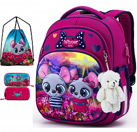 Шкільний ранець з пеналом та мішком Winner  7004 Шкільний ранець з пеналом та мішком Winner  7004