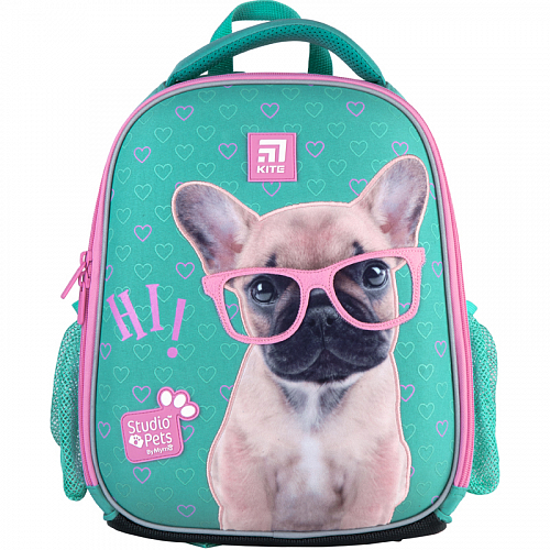 Шкільний каркасний рюкзак Kite Education Studio Pets SP21-555S-1