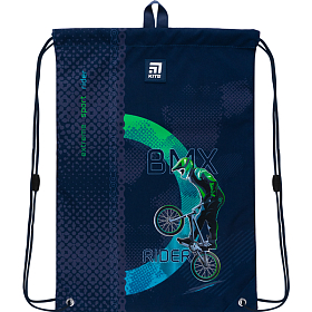 Мішок для змінного взуття для хлопчика Kite Education BMX K22-600M-10 Мішок для змінного взуття для хлопчика Kite Education BMX K22-600M-10