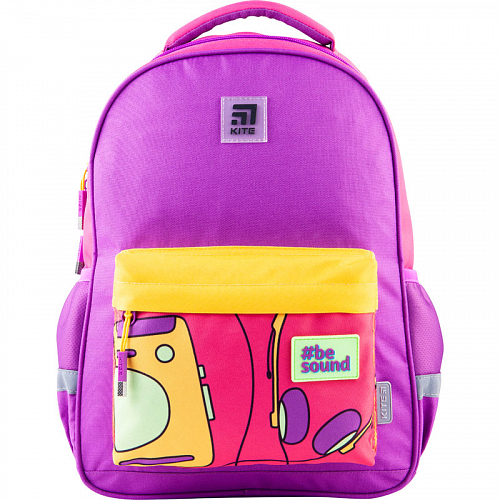 Ортопедичний рюкзак до школи бузковий для дівчинки Kite Education K21-831M-2