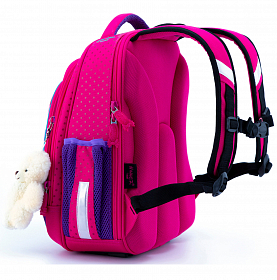 Ортопедичний шкільний рюкзак (ранець) рожевий для дівчинки Winner  з Єдинорогом 36х29х14 см для першокласниць (5002) Ортопедичний шкільний рюкзак (ранець) рожевий для дівчинки Winner  з Єдинорогом 36х29х14 см для першокласниць (5002)