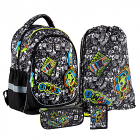Шкільний рюкзак з наповненням 4 у 1 Kite Education Swag SET_K21-700M-1 Шкільний рюкзак з наповненням 4 у 1 Kite Education Swag SET_K21-700M-1