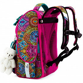 Ортопедичний рюкзак (ранець) до школи для дівчинки Winner  з Котом 34х26х14 см для першокласниці (2046) Ортопедичний рюкзак (ранець) до школи для дівчинки Winner  з Котом 34х26х14 см для першокласниці (2046)
