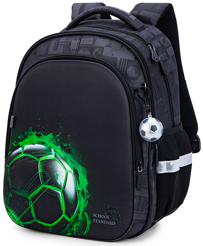 Шкільний рюкзак з ортопедичною спинкою для хлопчика з М'ячем School Standard 38х30х18 см для першокласника (150-6)