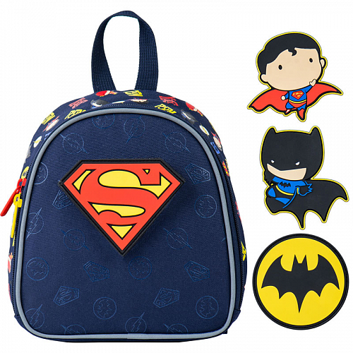 Дитячий рюкзак для дошкільнят для хлопчиків синій з Суперменом Kite Kids DC comics DC21-538XXS