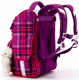 Шкільний рюкзак (ранець) з ортопедичною спинкою рожевий для дівчинки Winner  34х26х14 см для початкової школи (2041) Шкільний рюкзак (ранець) з ортопедичною спинкою рожевий для дівчинки Winner  34х26х14 см для початкової школи (2041)