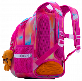 Ортопедичний рюкзак для дівчинки Єдиноріг 38х29х19 см рожевий для 1 класу Winner / SkyName R2-175 Ортопедичний рюкзак для дівчинки Єдиноріг 38х29х19 см рожевий для 1 класу Winner / SkyName R2-175