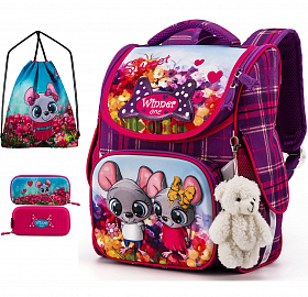 Шкільний ранець з пеналом та мішком Winner  2041 Шкільний ранець з пеналом та мішком Winner  2041