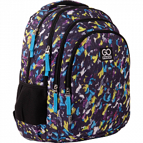 Молодіжний рюкзак чорний GoPack City GO21-162L-2 Молодіжний рюкзак чорний GoPack City GO21-162L-2