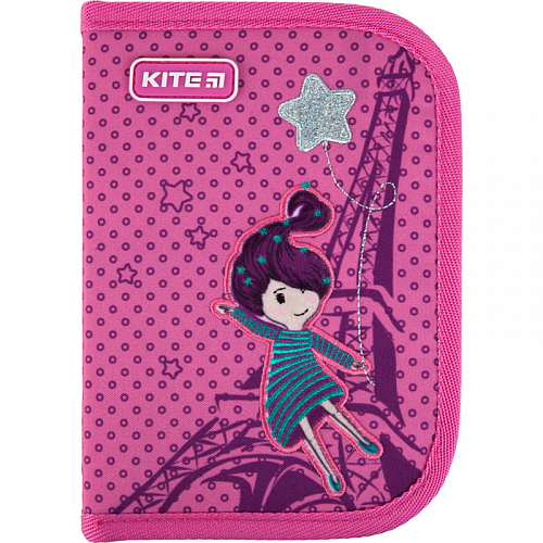 Пенал Kite 1 від., 1 відп., без напов. French dreams K21-621-3 Пенал Kite 1 від., 1 відп., без напов. French dreams K21-621-3