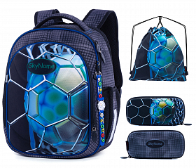 Шкільний рюкзак з пеналом та мішком Winner Full R4-409 Шкільний рюкзак з пеналом та мішком Winner Full R4-409