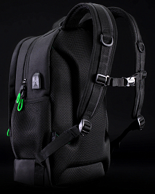 Молодіжний міський ортопедичний рюкзак чорний з помаранчевим з usb портом чоловічий Winner  для студентів, старшокласників (415 OR)  Молодіжний міський ортопедичний рюкзак чорний з помаранчевим з usb портом чоловічий Winner  для студентів, старшокласників (415 OR)